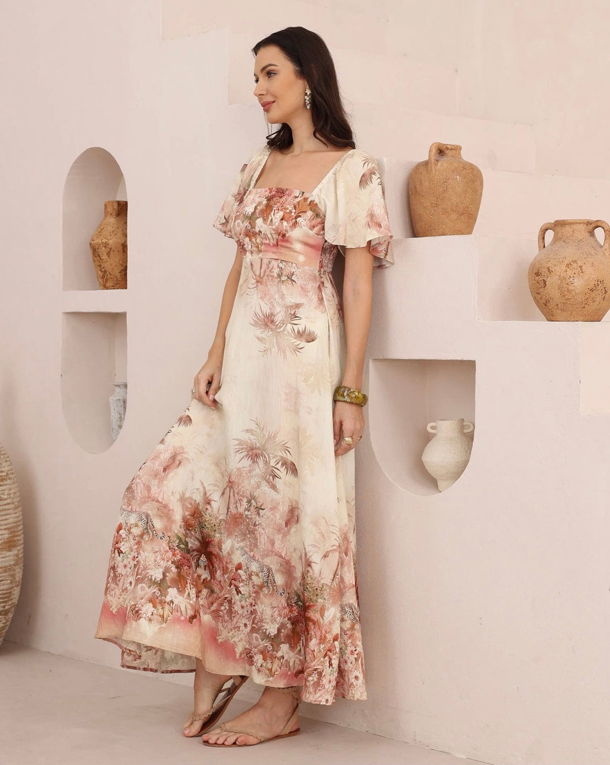 Wildflower Safari Maxi Dress