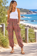 Harem pant - Red Print