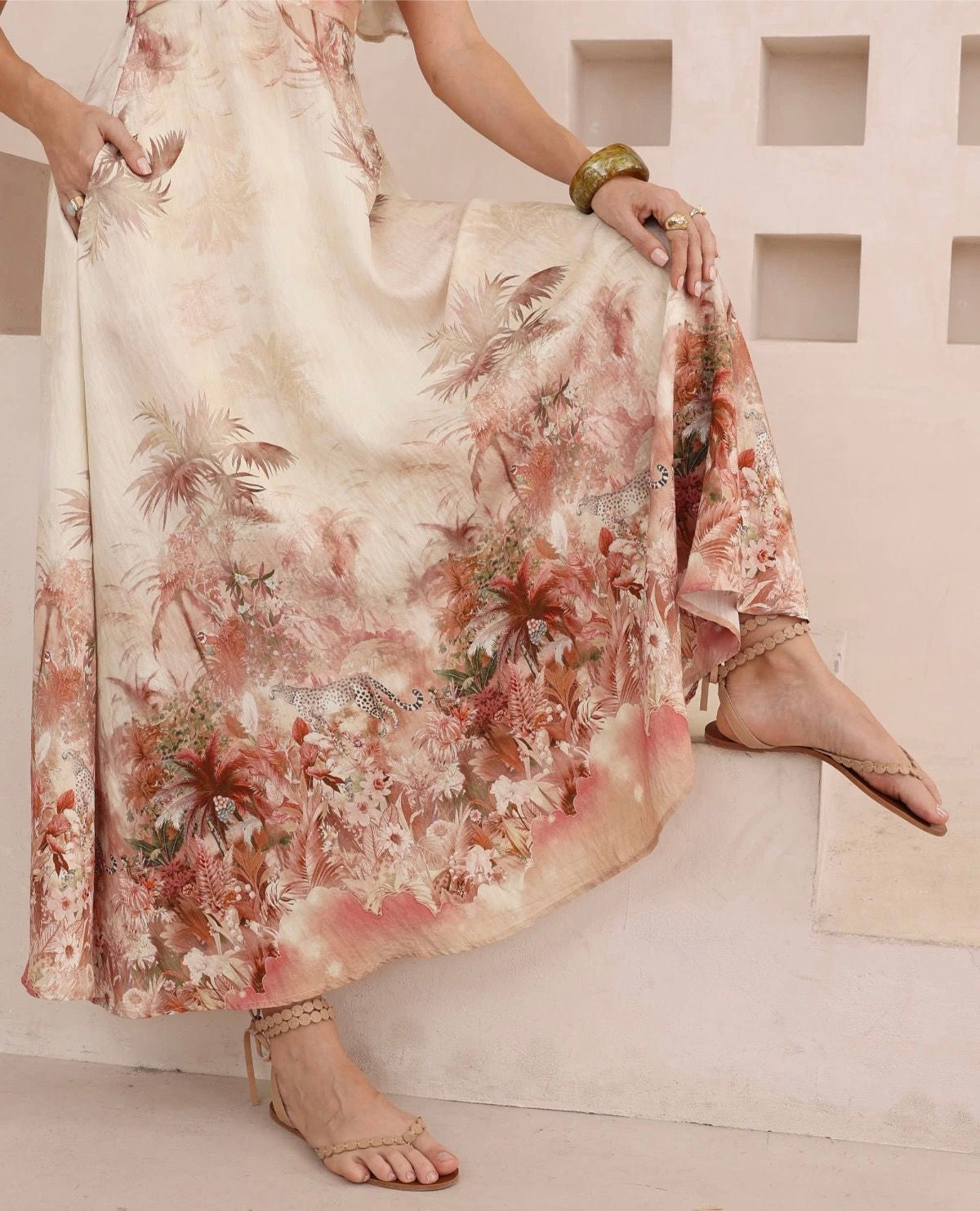 Wildflower Safari Maxi Dress