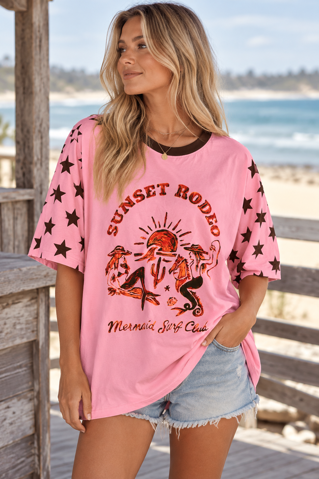 Sunset Rodeo Tee - By Frankie