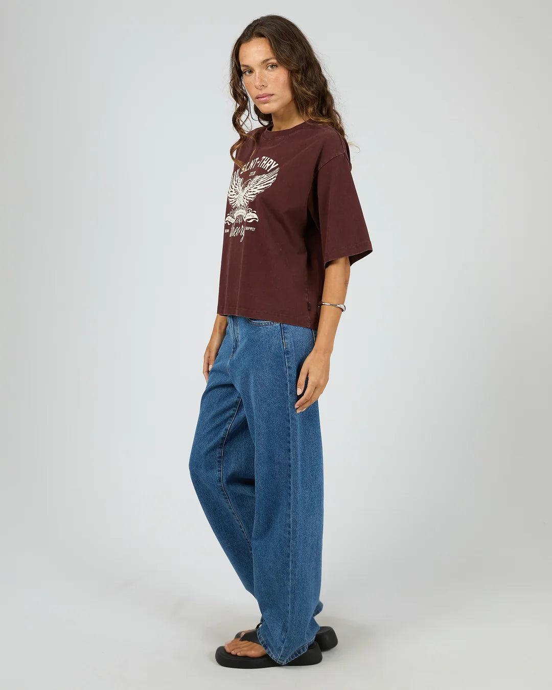 Miya relaxed Tee - Cherry