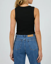 Load image into Gallery viewer, Mia Crop Tank - Black
