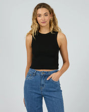 Load image into Gallery viewer, Mia Crop Tank - Black

