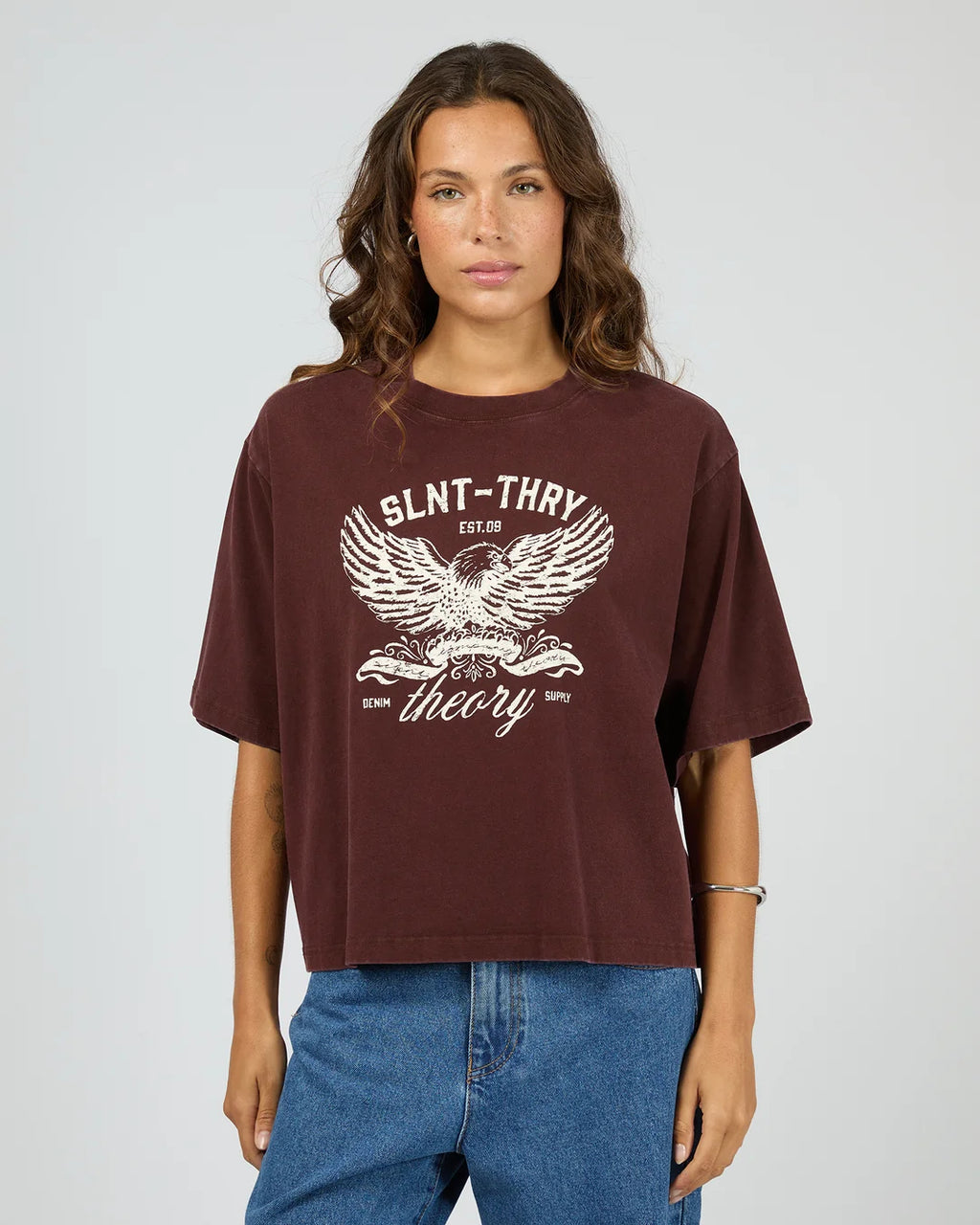 Miya relaxed Tee - Cherry
