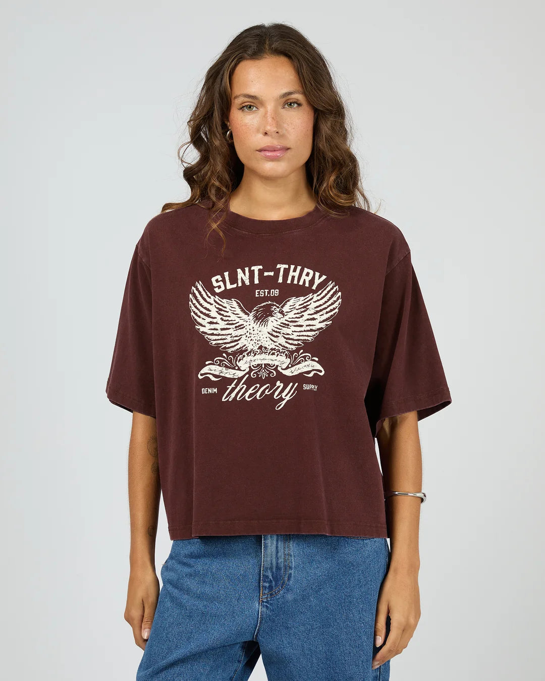 Miya relaxed Tee - Cherry