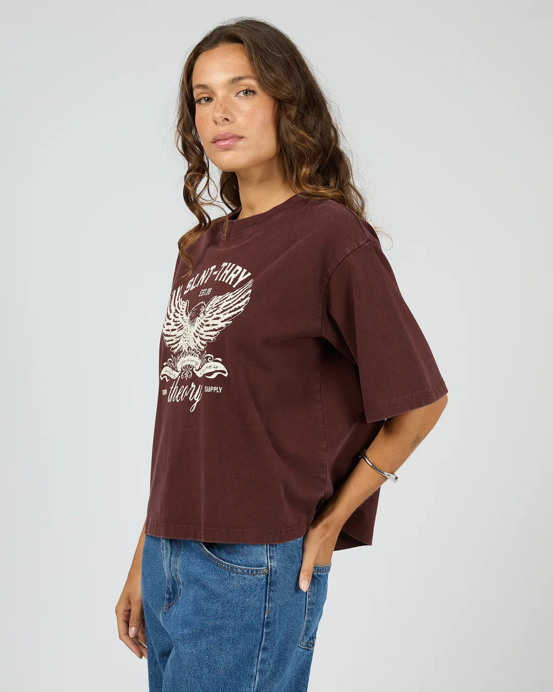 Miya relaxed Tee - Cherry