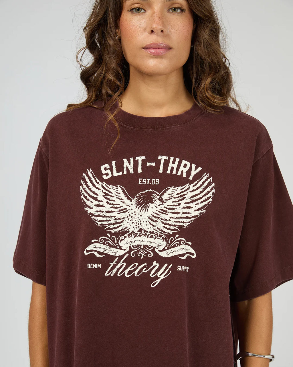 Miya relaxed Tee - Cherry