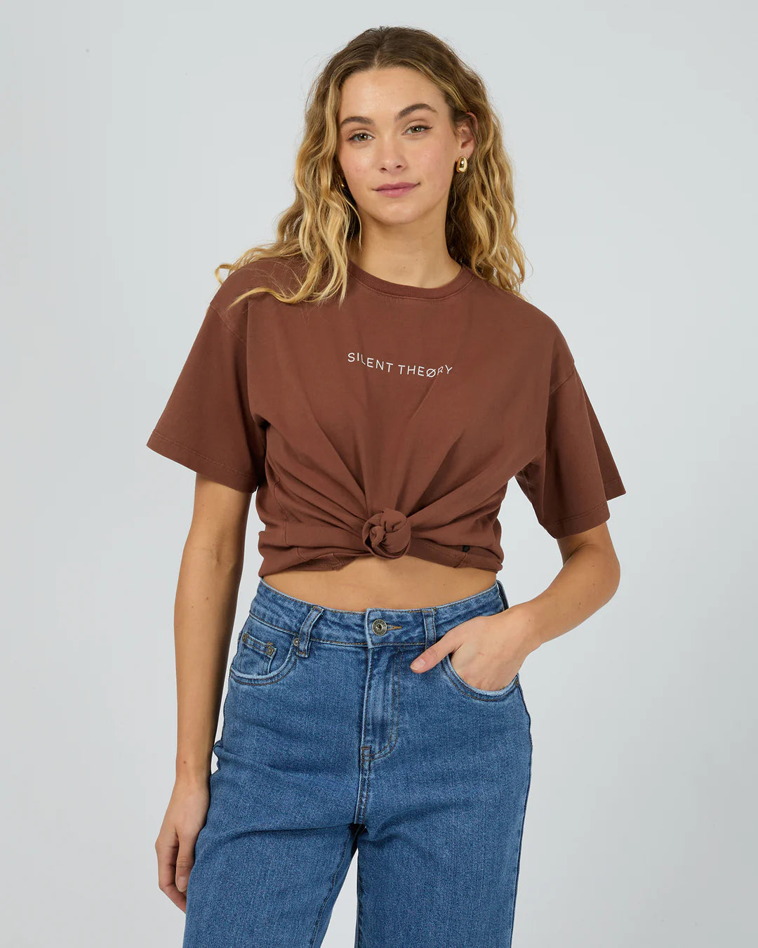 Logo Tee -Tan