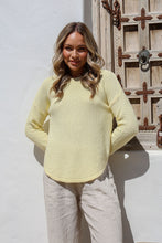 Load image into Gallery viewer, Zip back Knit - Lemon
