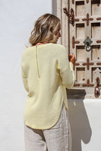 Load image into Gallery viewer, Zip back Knit - Lemon
